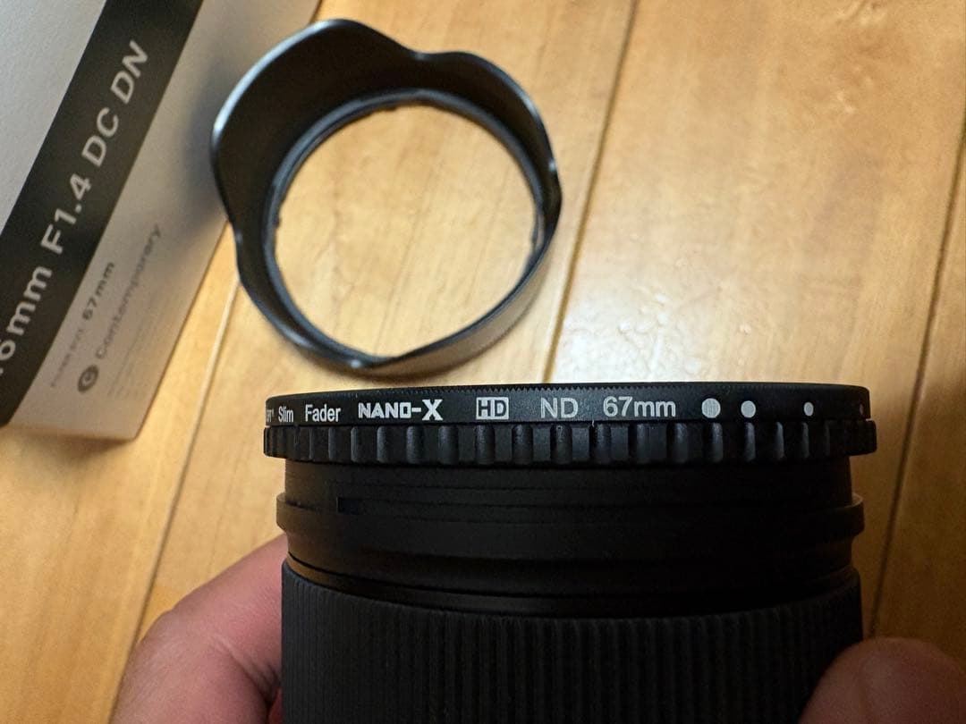 SIGMA 16mm F1.4 DC DN レンズ　eマウント SONY