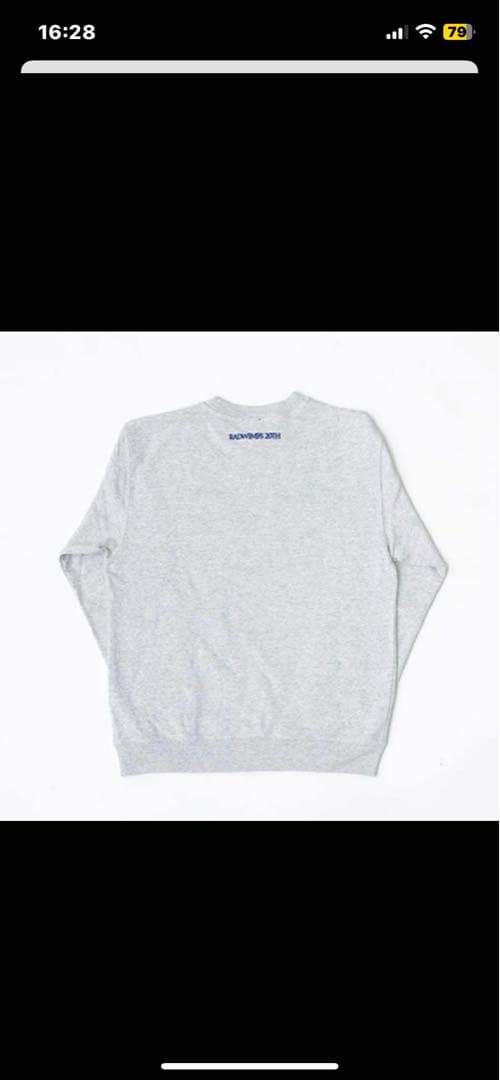 RADWIMPS 20周年　特別展 コラージュ スウェット グレー　XLサイズ