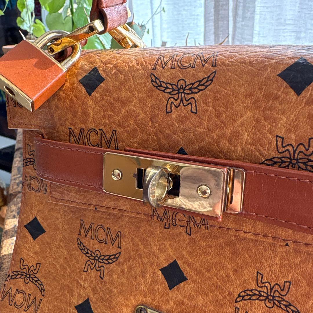 《MCM 》ビンテージ　ミニケリー　2ウェイバッグ