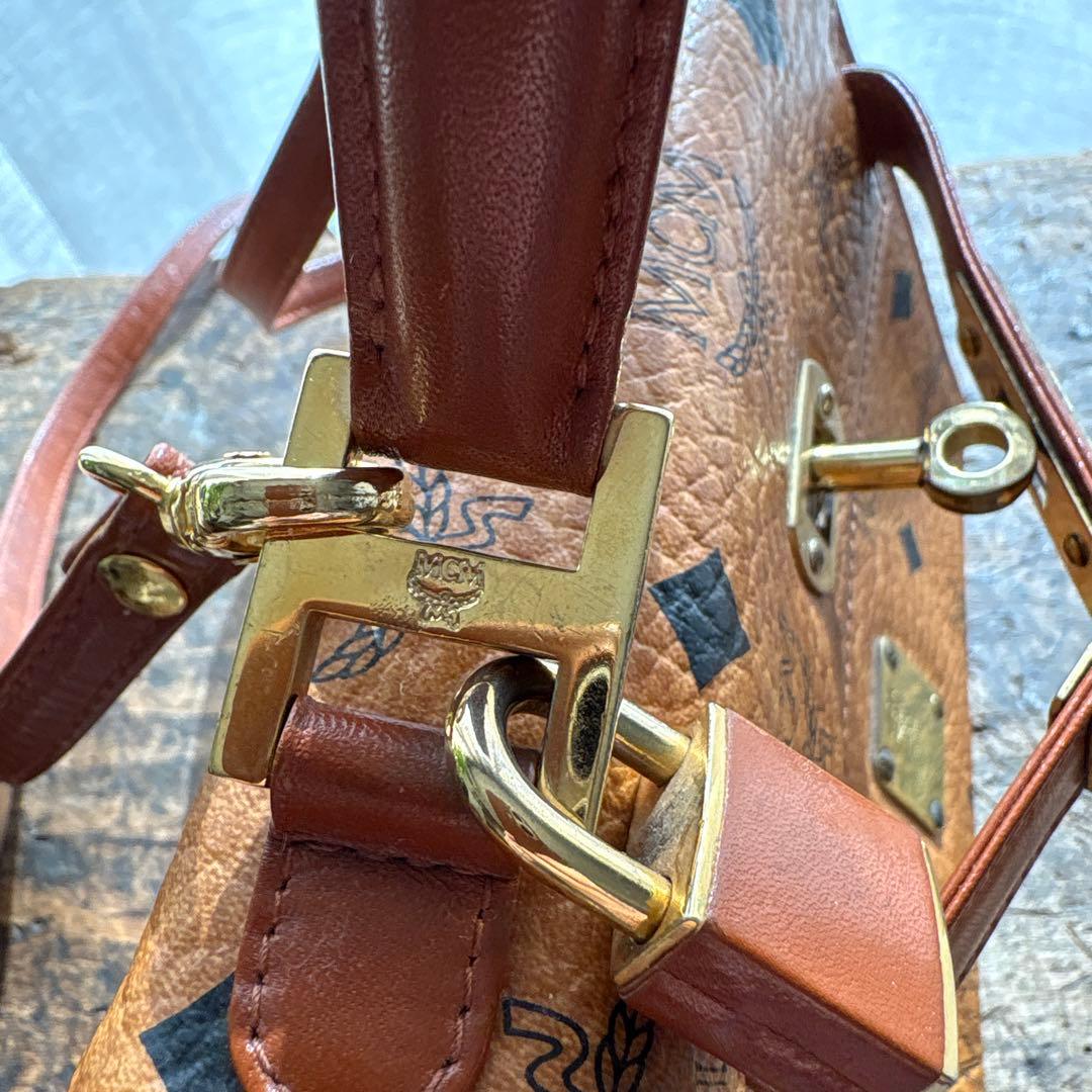 《MCM 》ビンテージ　ミニケリー　2ウェイバッグ