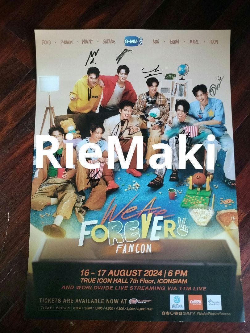 GMMTV【自筆サイン入り】PondPhuwin WinnySatang