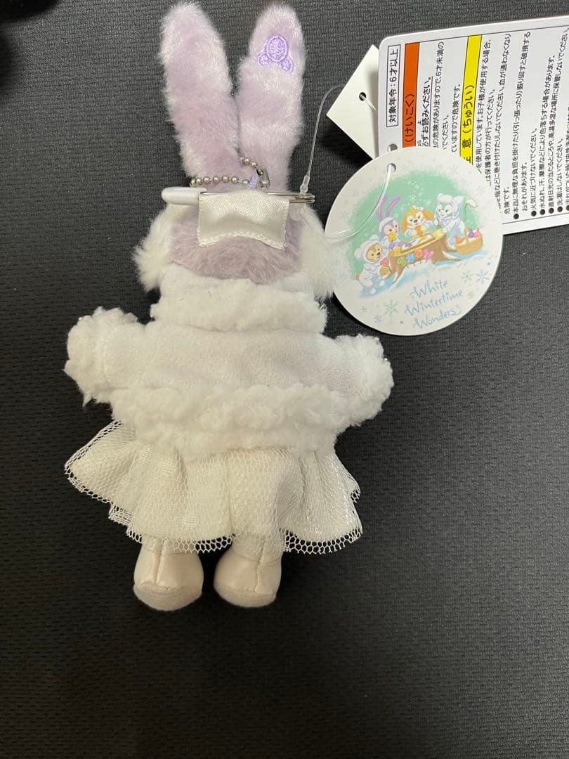 ダッフィー&フレンズ　ホワイトウィンタータイムワンダーズ　ぬいぐるみバッジセット