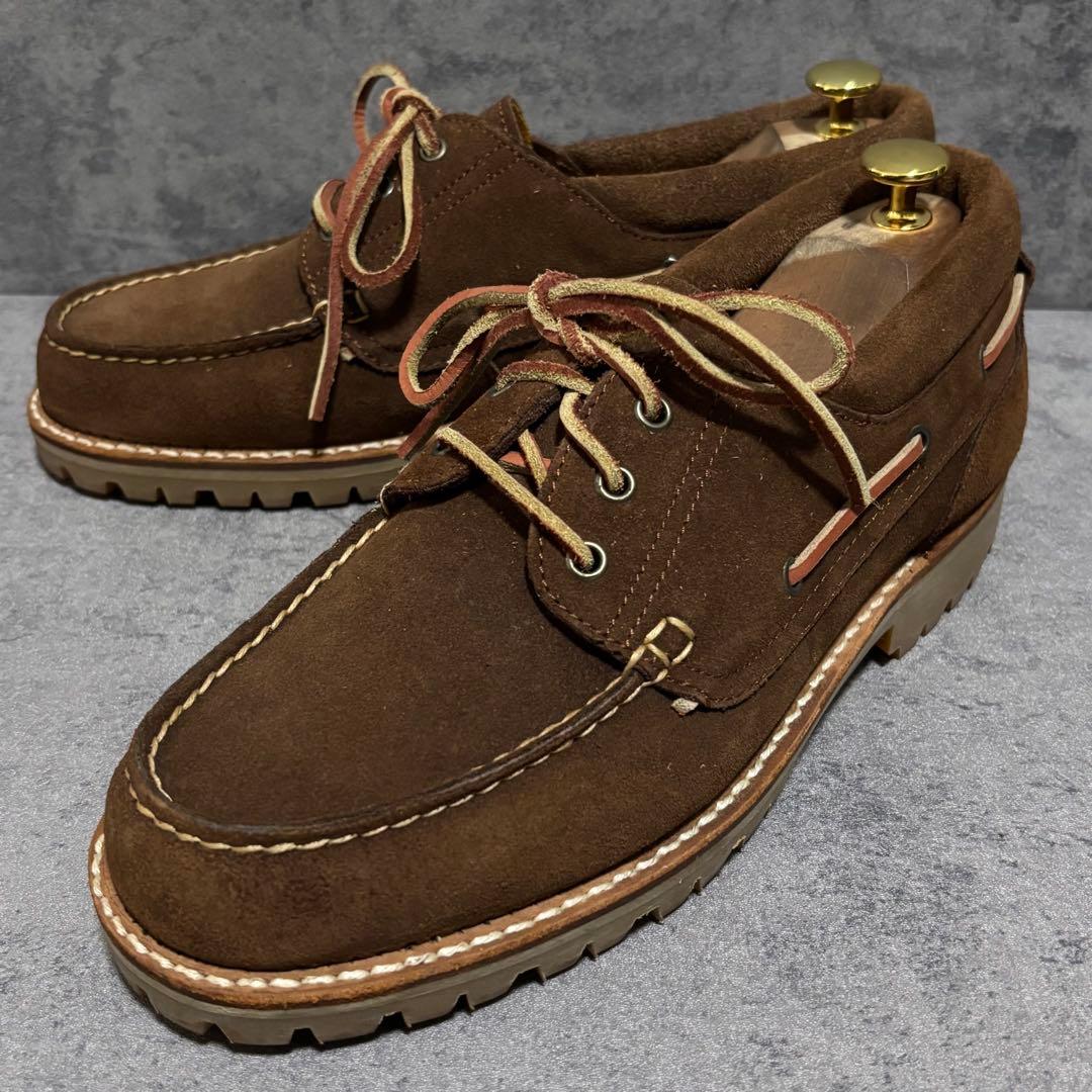 デッドストック　リーガル　デッキシューズ　モカシン　スエード　ブラウン　1861