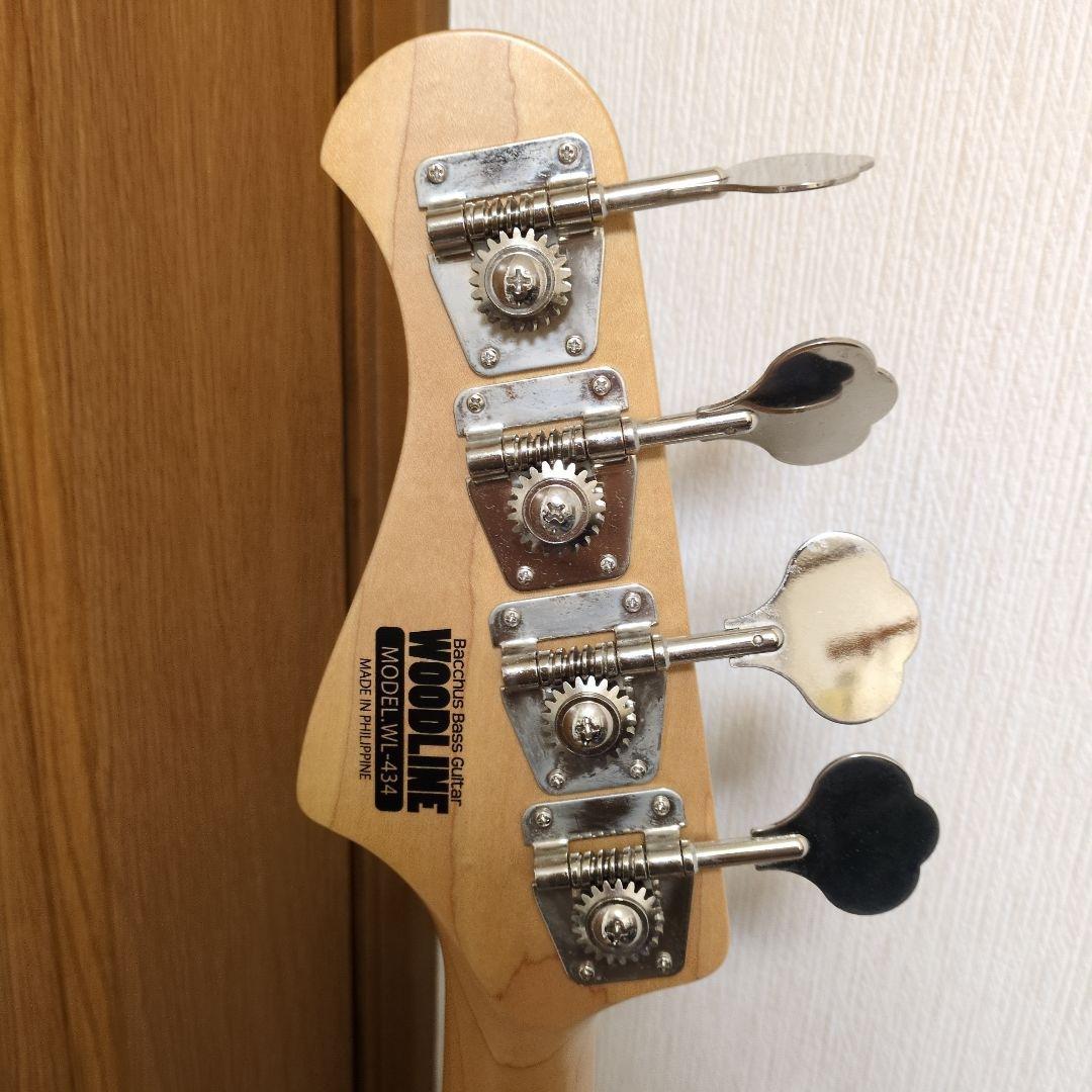 Bacchus ウッドラインモデル WL-434 レッドサンバースト ベース