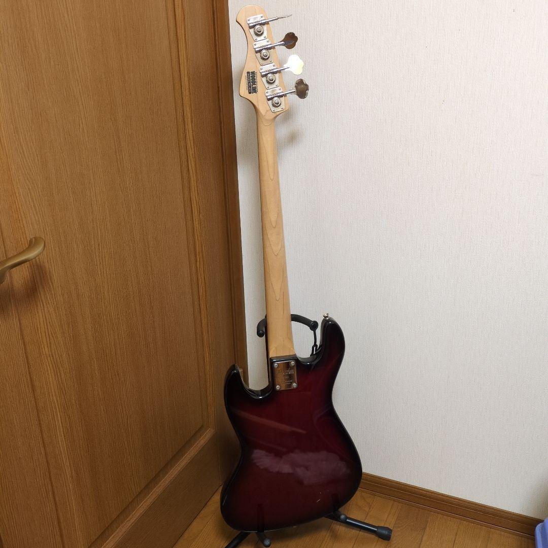 Bacchus ウッドラインモデル WL-434 レッドサンバースト ベース