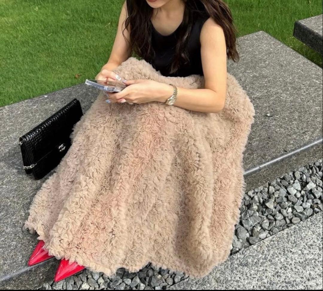 【新品未使用】ANDRESD mocomoco set up dress