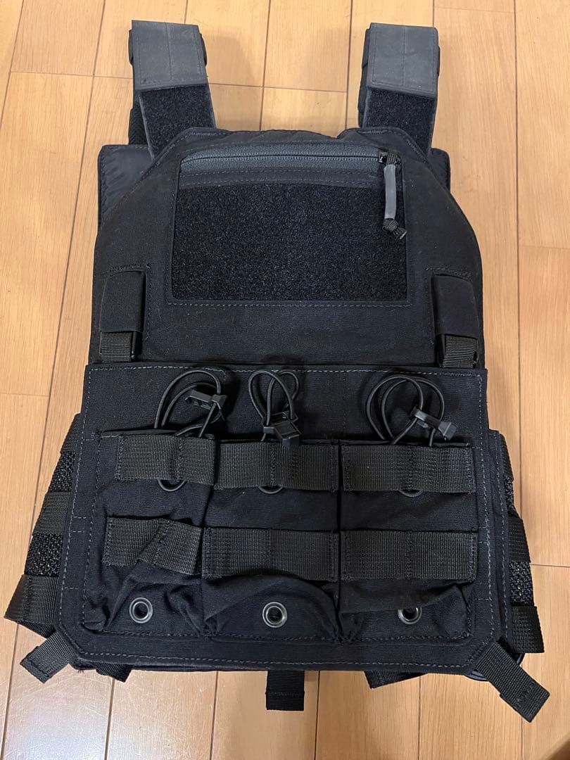 LBX プレートキャリア ブラック Lサイズ ダミープレート付き