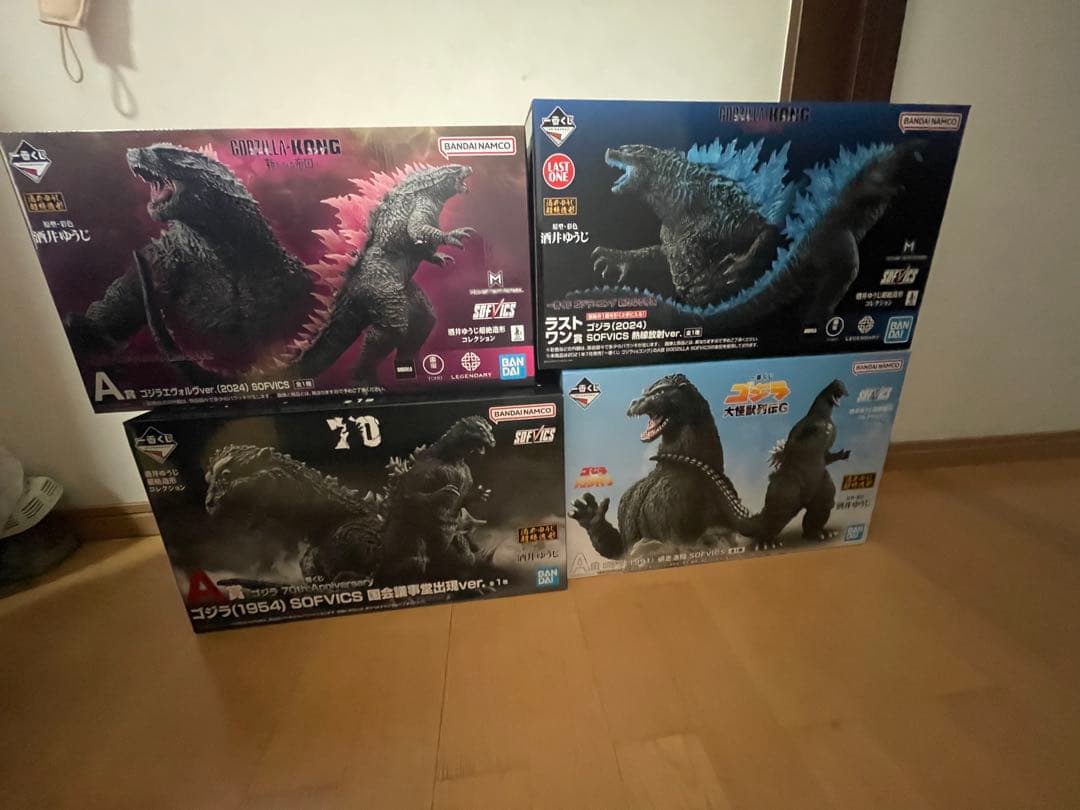 ゴジラ　一番くじ　フィギュア