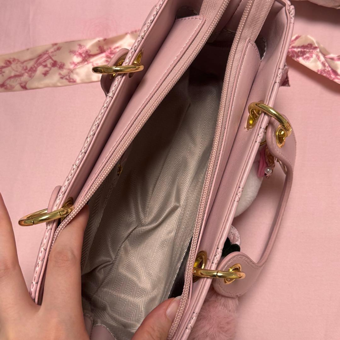 ハンドメイド　新品　ハローキティバッグ　カバン　キラキラストーン