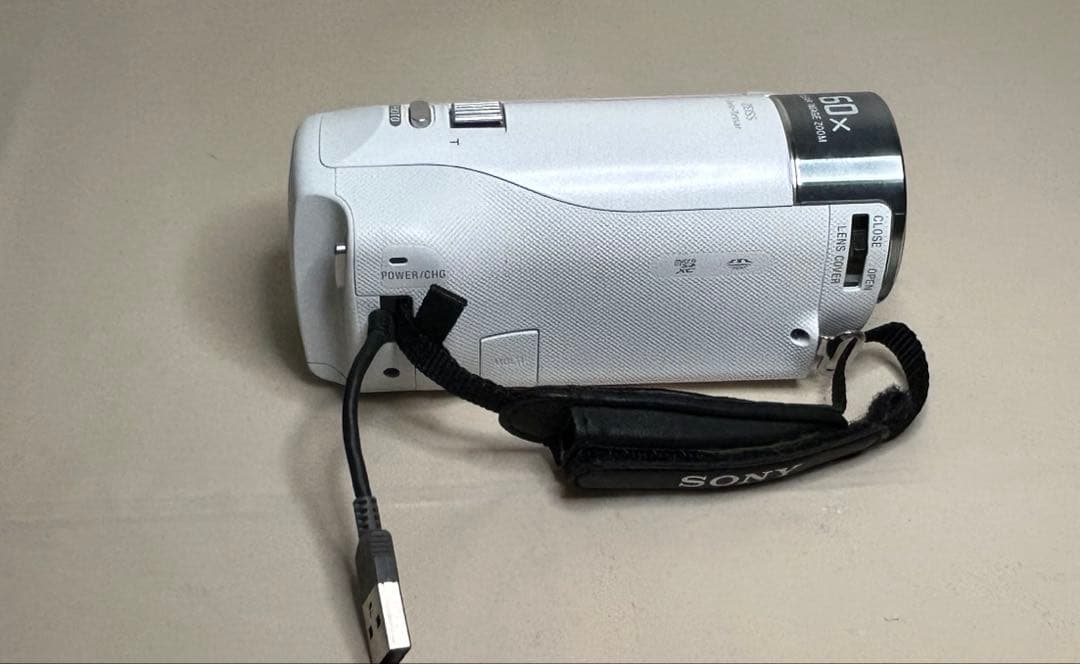 SONY HDR-CX470 ホワイト バッテリー3個付属・充電器・説明書つき