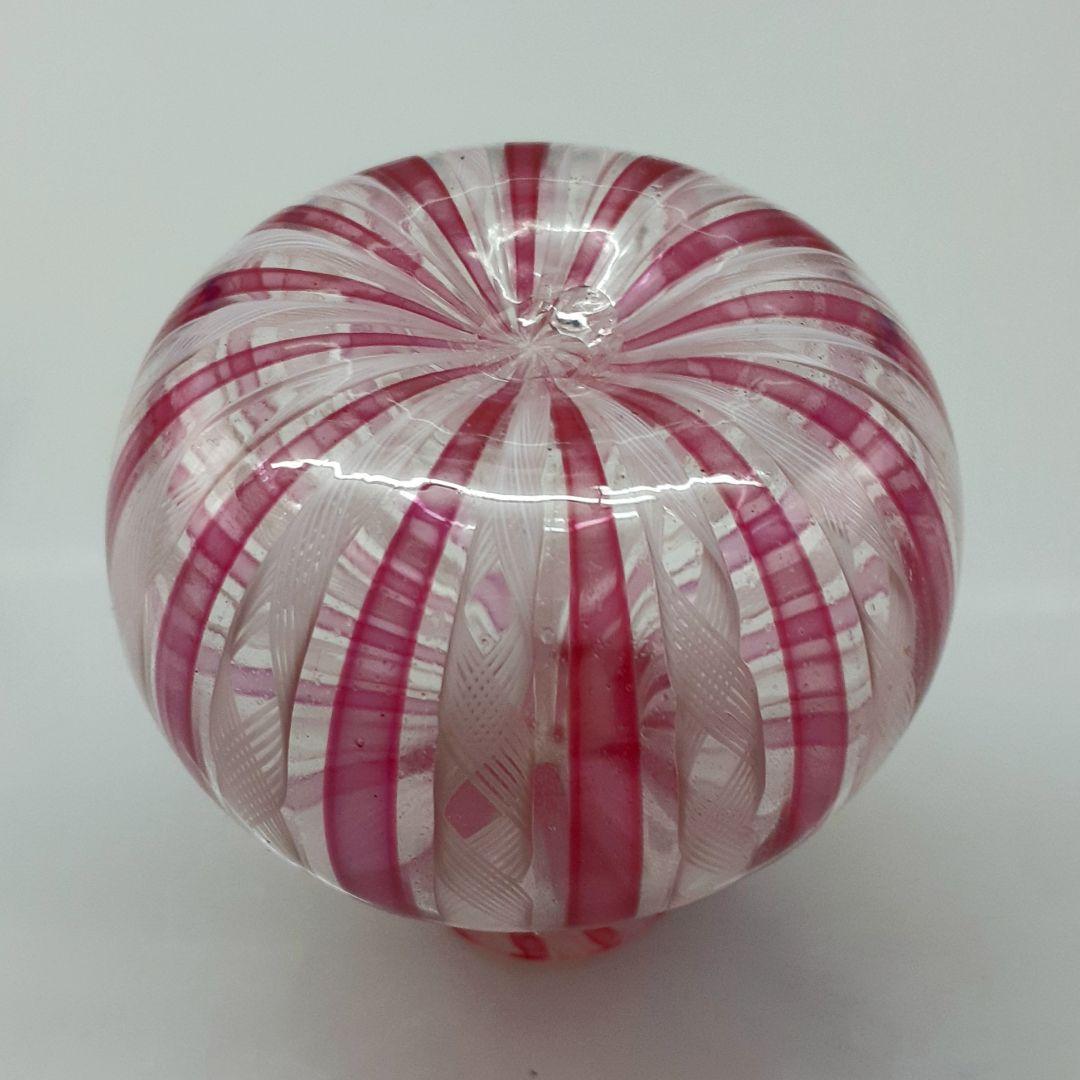 MURANO GLASS ムラノ 金彩 花蓋 香水瓶 パフュームボトル