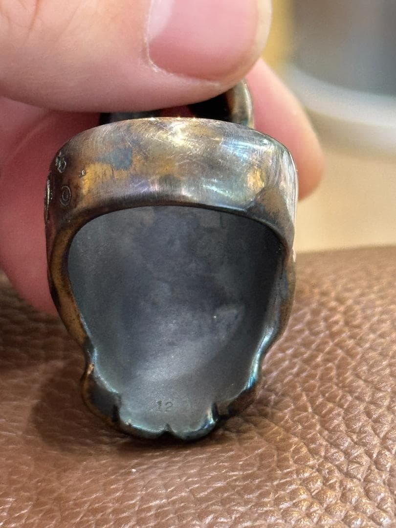 特注　未使用品　リング　パンチャー　バニージャック　コバルト　ブルー　ゴールド