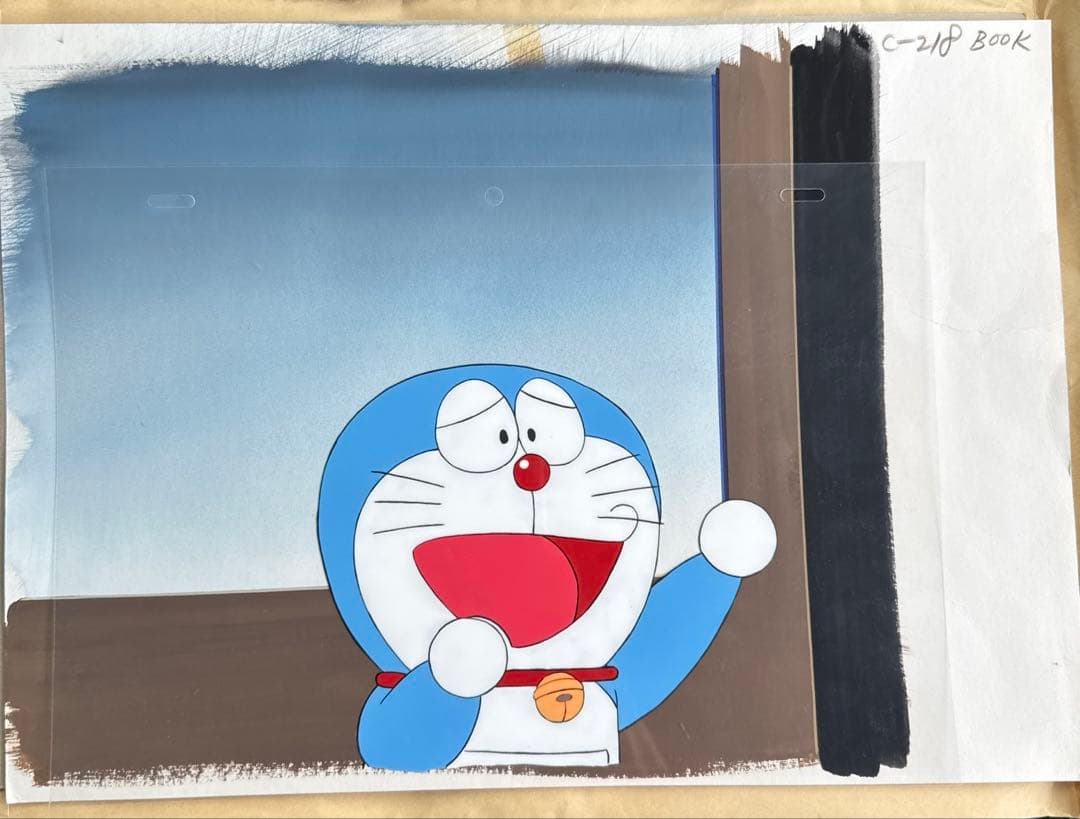 ドラえもん セル画 直筆背景付き 藤子不二雄