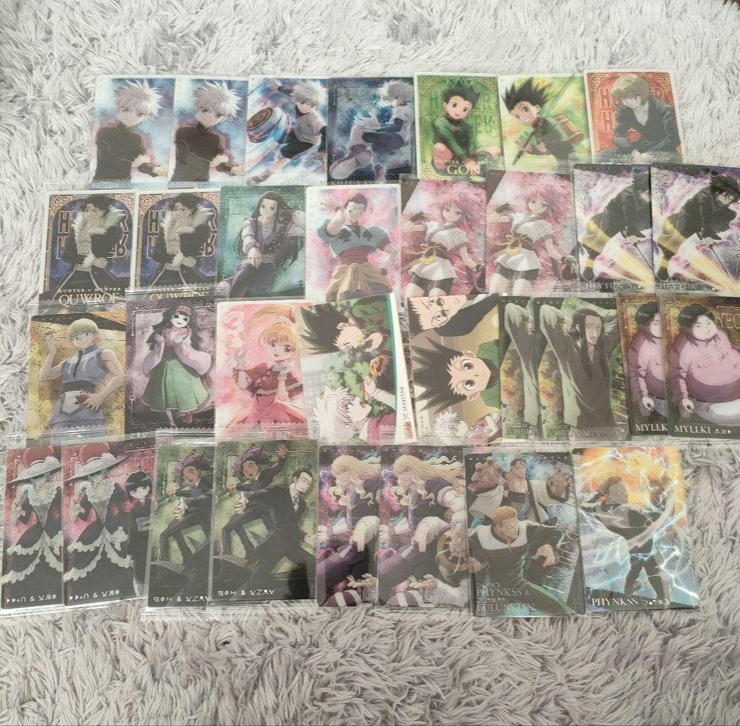 HUNTER × HUNTER 缶バッジ カード アクスタ ポストカードラバマス