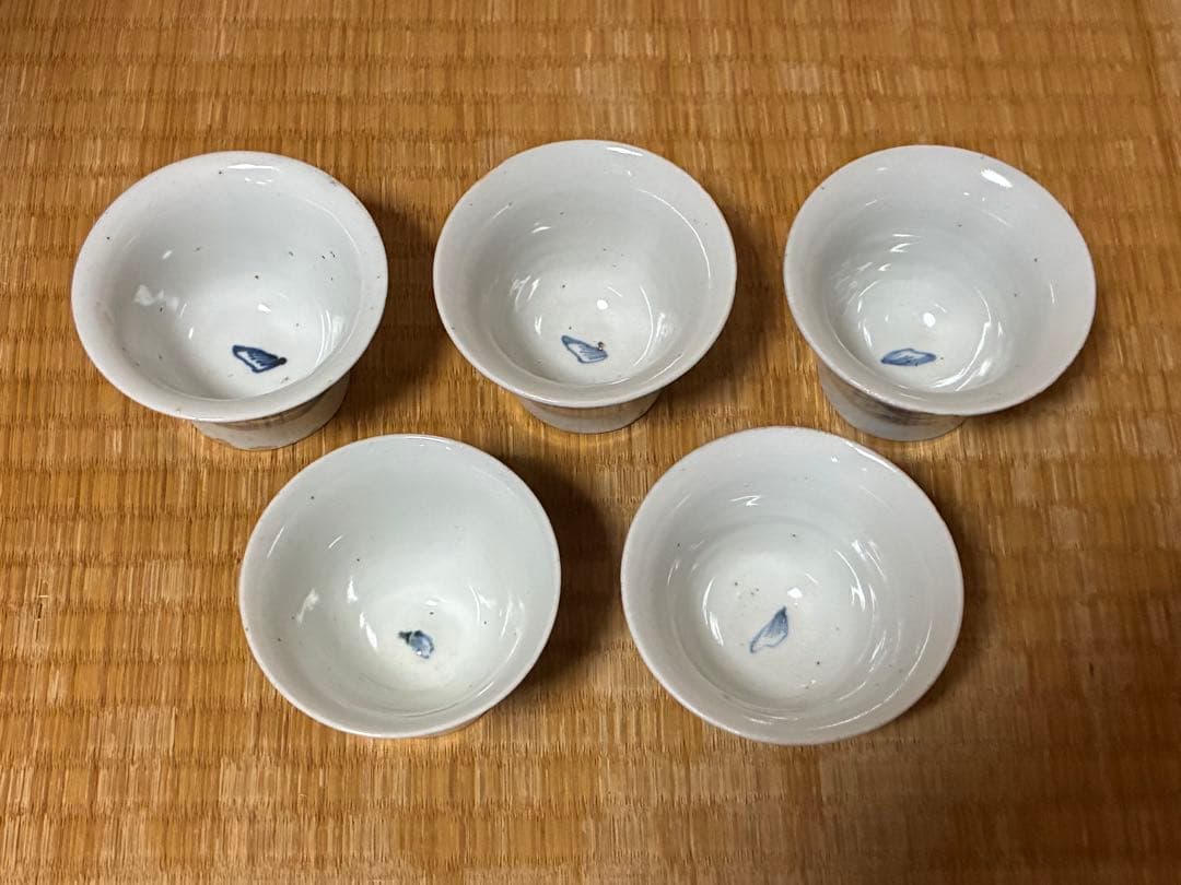 古伊万里 蕎麦猪口 お猪口 ぐい呑み 五客揃い 時代物