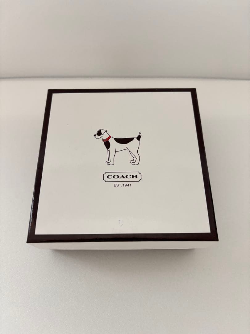 【新品未使用品】COACH レザー 中型犬用首輪