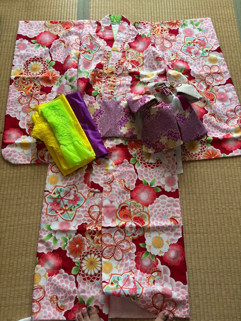 KO　式部浪漫　七五三 7歳　着物セット