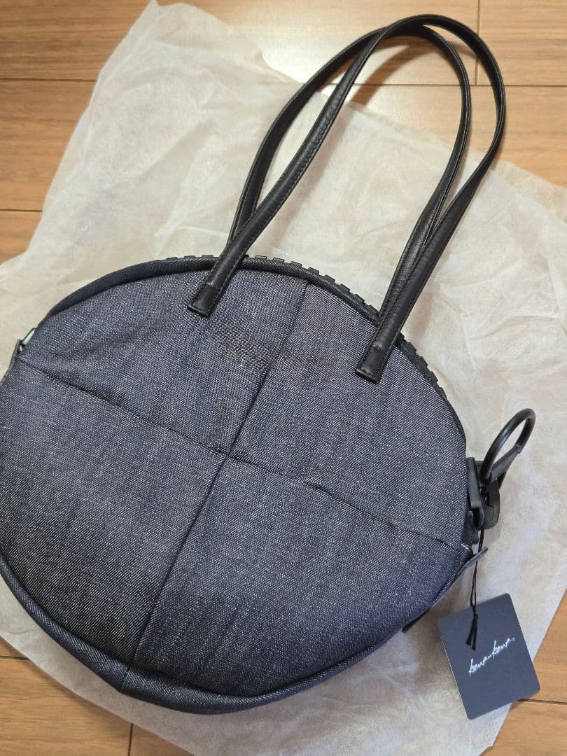 カワカワ　kawakawa 　デニム　丸ビスバッグ　　トート　肩掛け