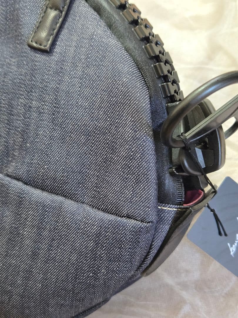 カワカワ　kawakawa 　デニム　丸ビスバッグ　　トート　肩掛け