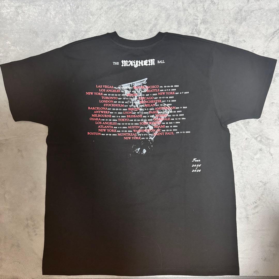 レディ　ガガ　tシャツ　グッズ　ENGLISH DATE BACK SS TEE