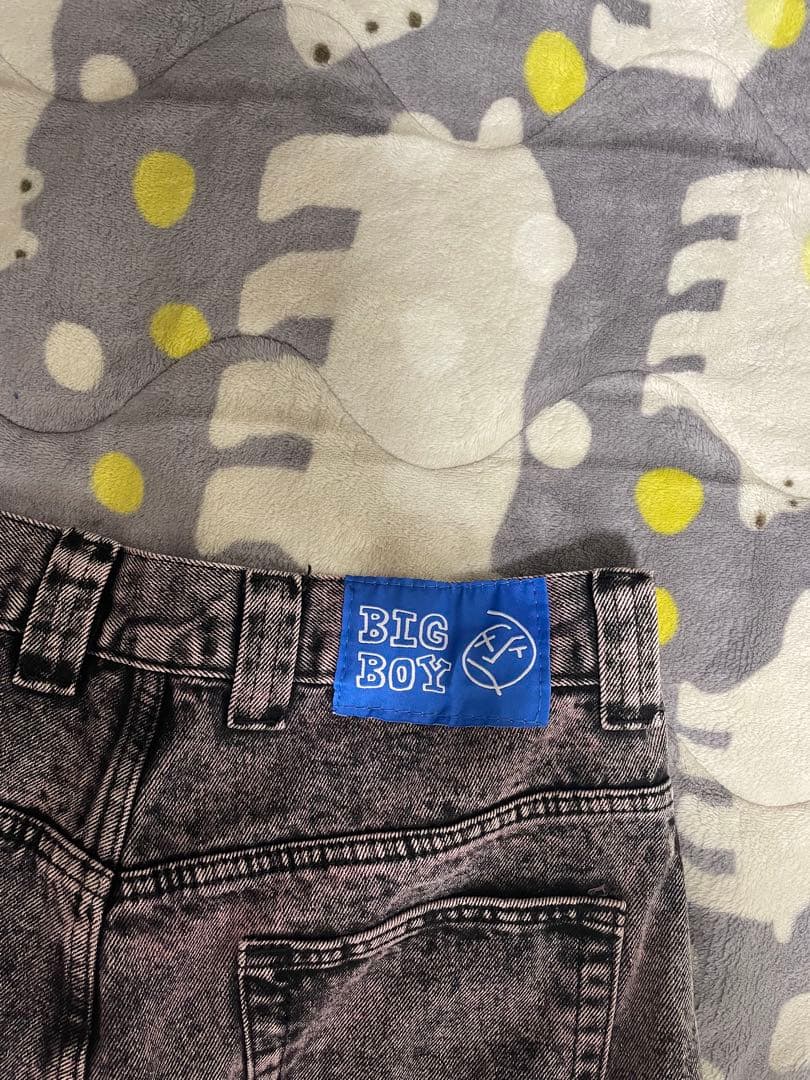 BIGBOY 紫ハイウエストデニムパンツ M