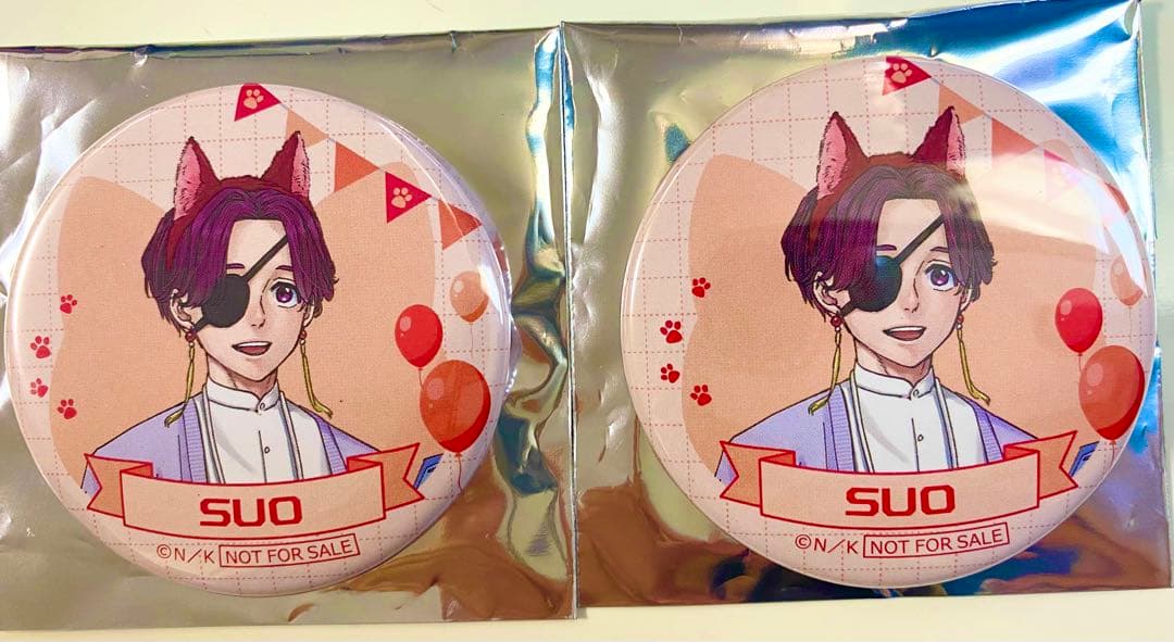 ウィンドブレーカー 蘇枋 ナンジャタウン 猫耳缶バッジ