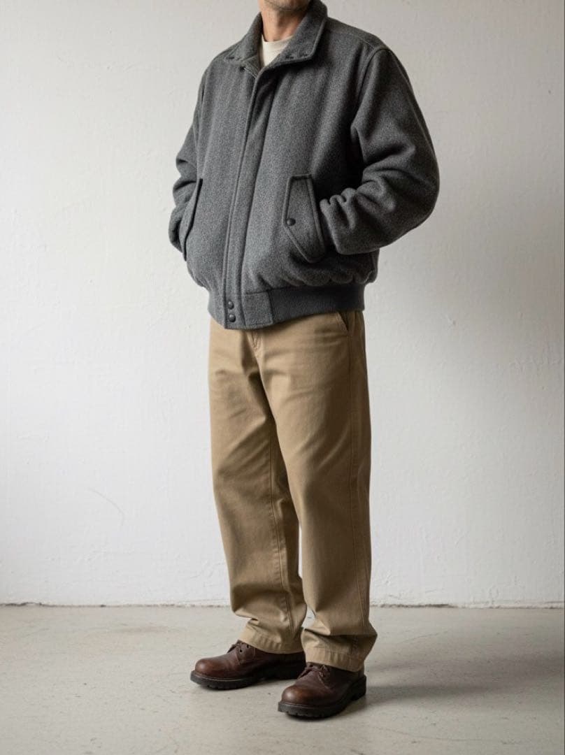 美品90s MEMBERS ONLY Wool Harrinton Jacket