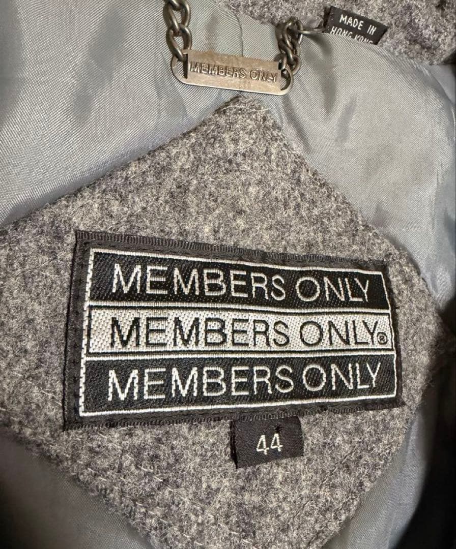 美品90s MEMBERS ONLY Wool Harrinton Jacket