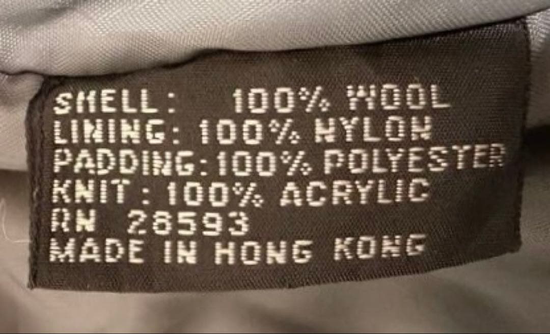 美品90s MEMBERS ONLY Wool Harrinton Jacket