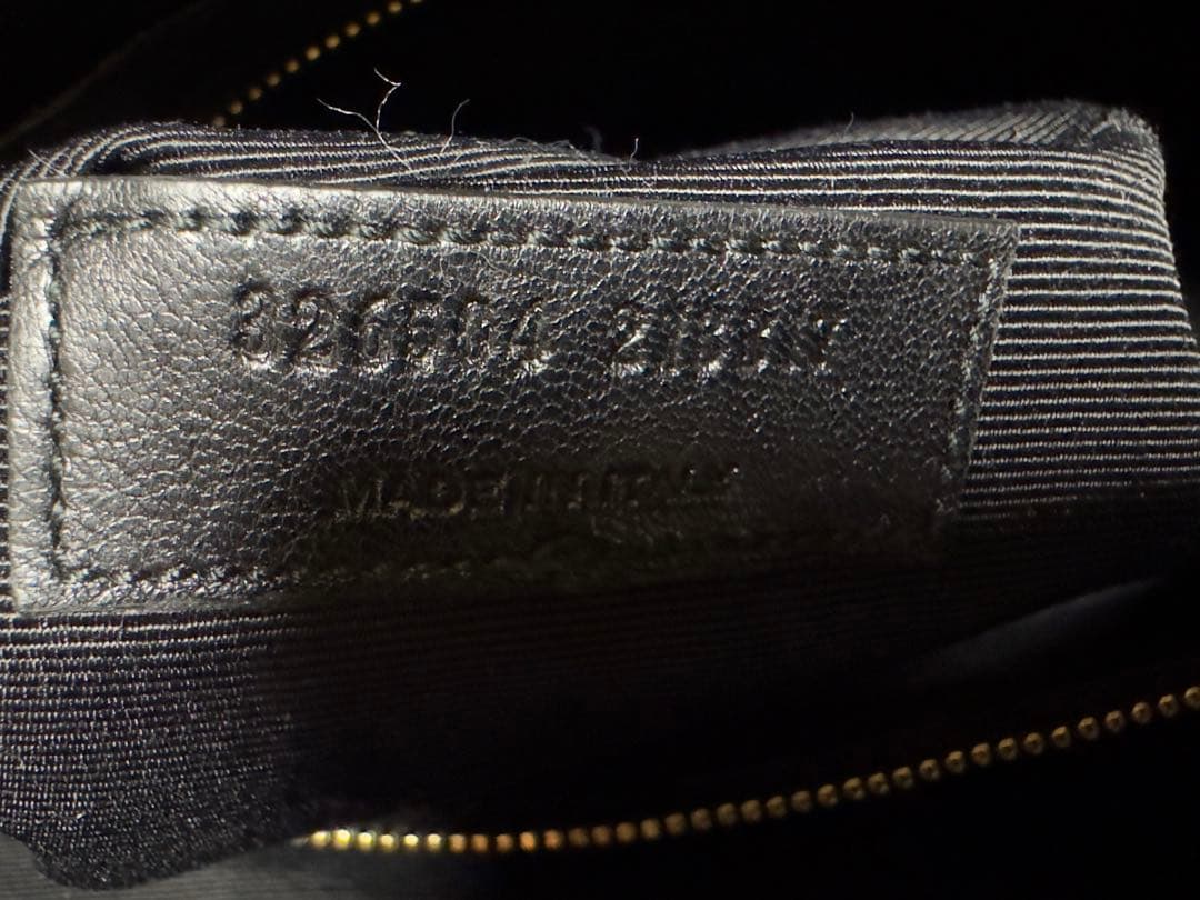 SAINT LAURENT ネイビー ビジネスバッグ