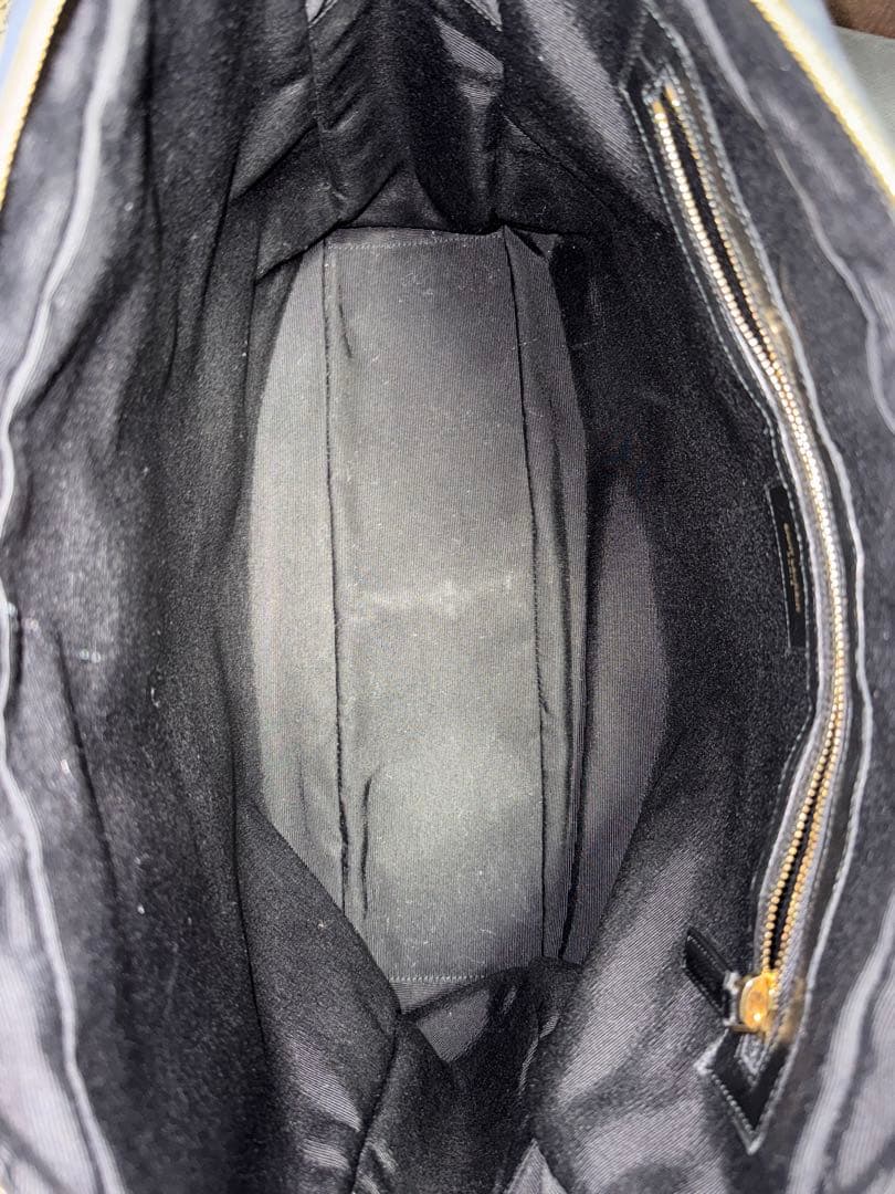 SAINT LAURENT ネイビー ビジネスバッグ