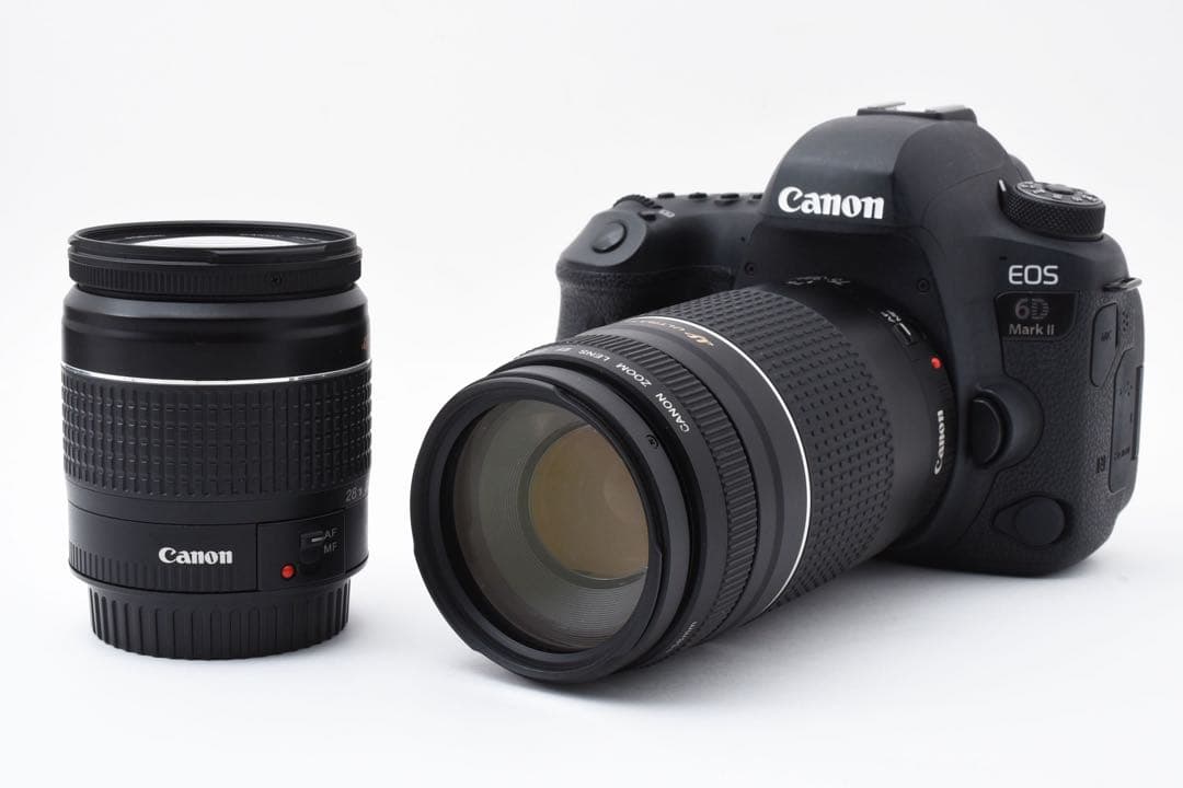 一眼レフカメラ Canon EOS 6D Mark II ダブルレンズセット