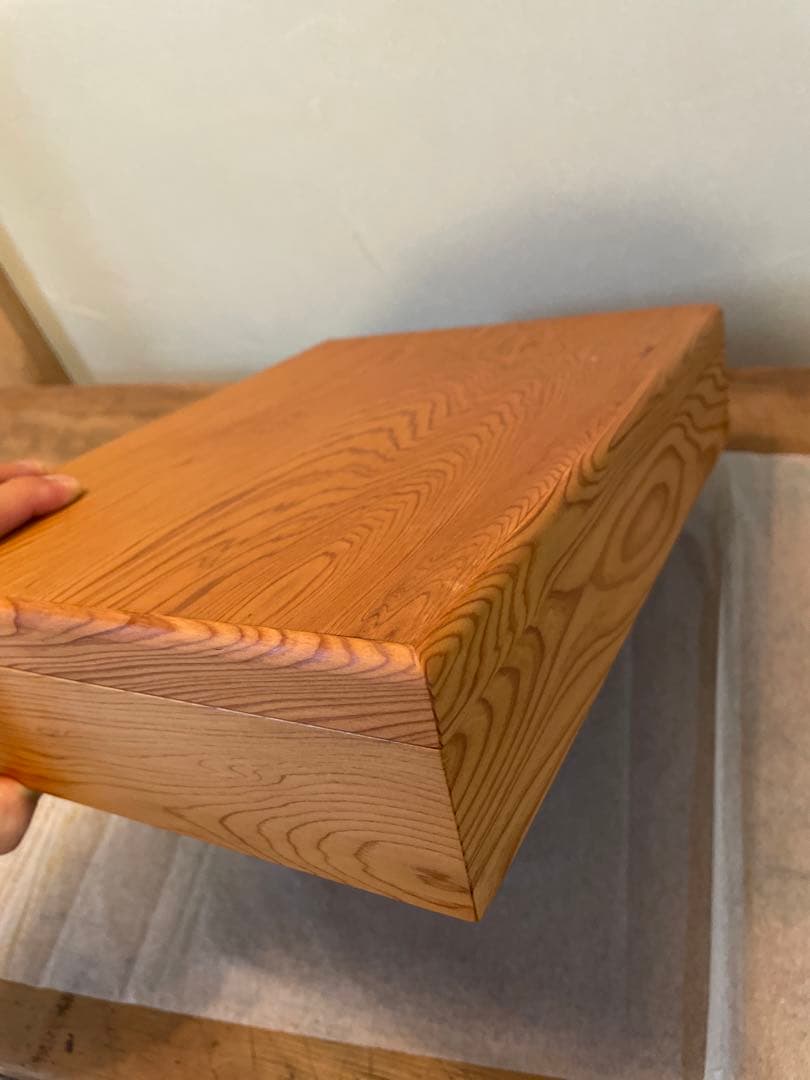 世界遺産 屋久杉 文箱 書道具 硯箱　木箱