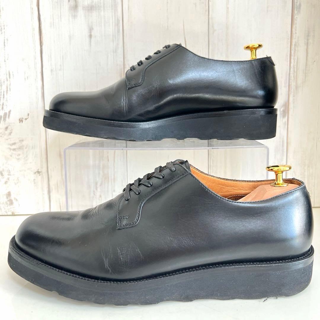 【極美品】UNITED ARROWS 25 プレーントゥ ビブラムソール 厚底