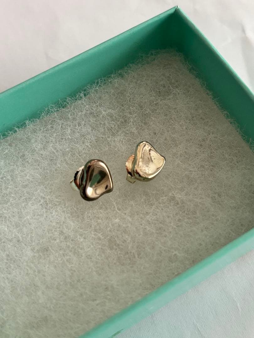 【最終セール】ティファニー カーブドハート ピアス シルバー925 オールド