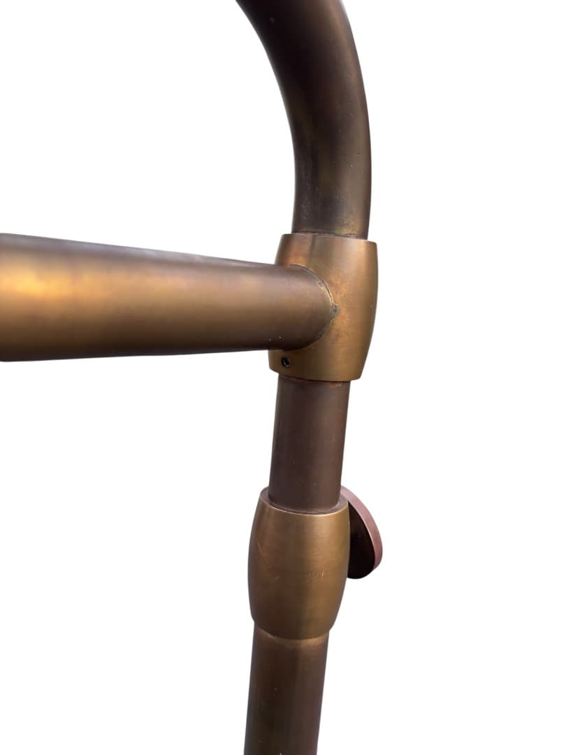 西川金太郎 廃盤品 アンティーク真鍮ゴールドハンガーラック　送料無料