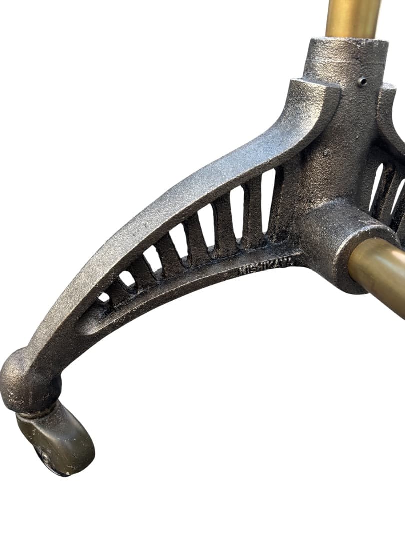 西川金太郎 廃盤品 アンティーク真鍮ゴールドハンガーラック　送料無料