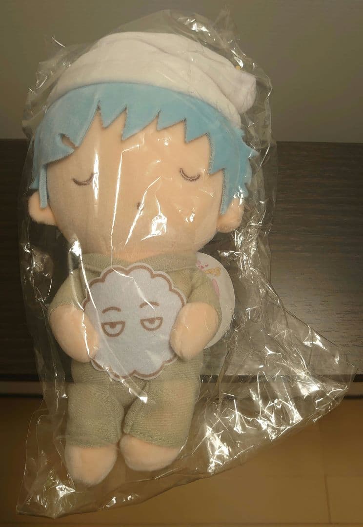 銀魂サンリオむにゅぐるみ おやすみ柄 万事屋セット　コラボグッズ