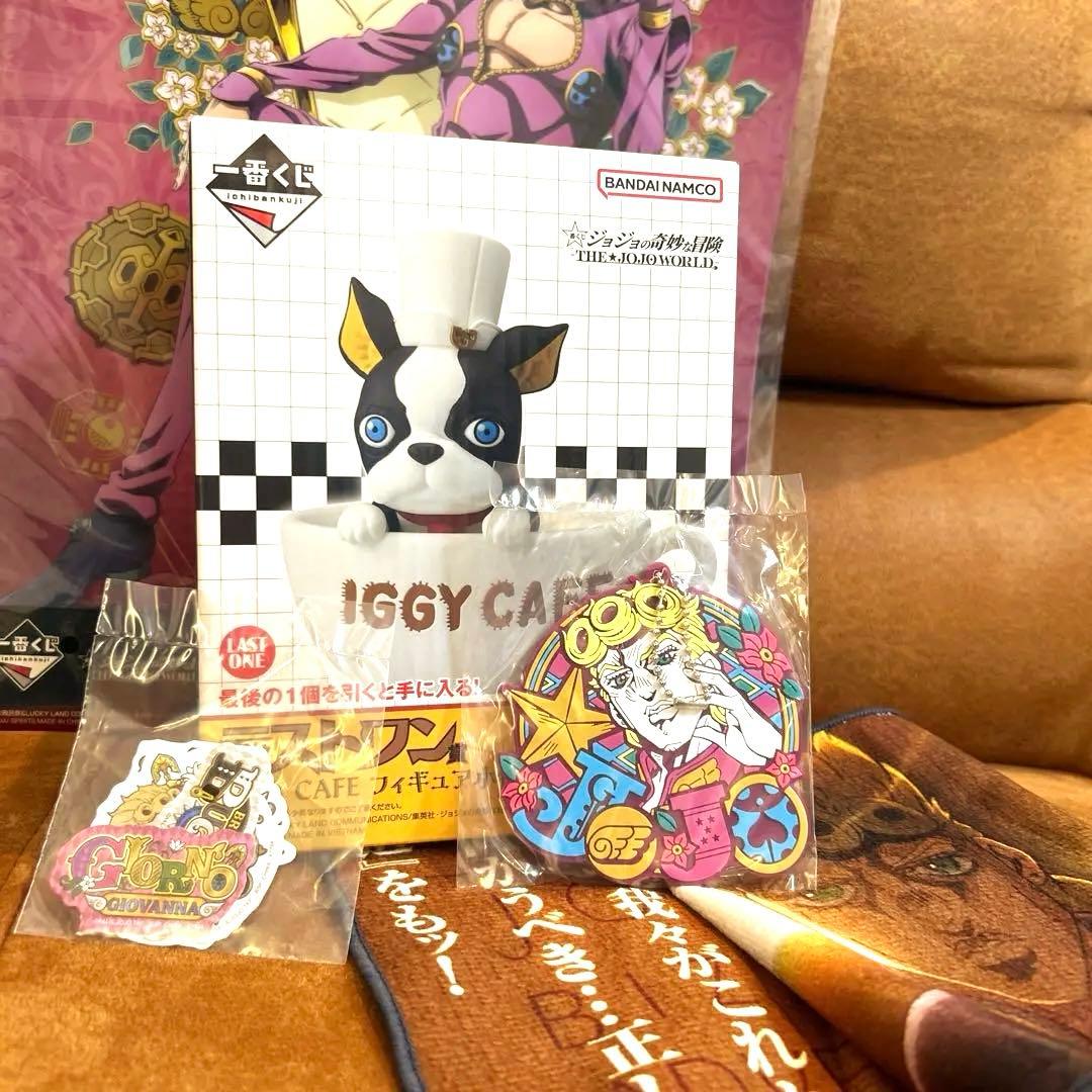ジョジョワールド一番くじ　イギー　 IGGY CAFE フィギュア ラストワン