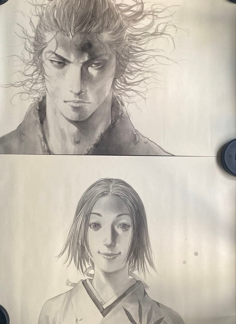 井上雄彦 最後のマンガ展 バガボンドB1ポスター 2種