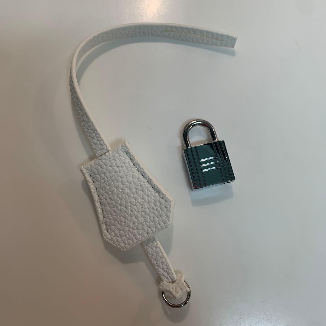 窓デザインバッグ ホワイト×グレージュ