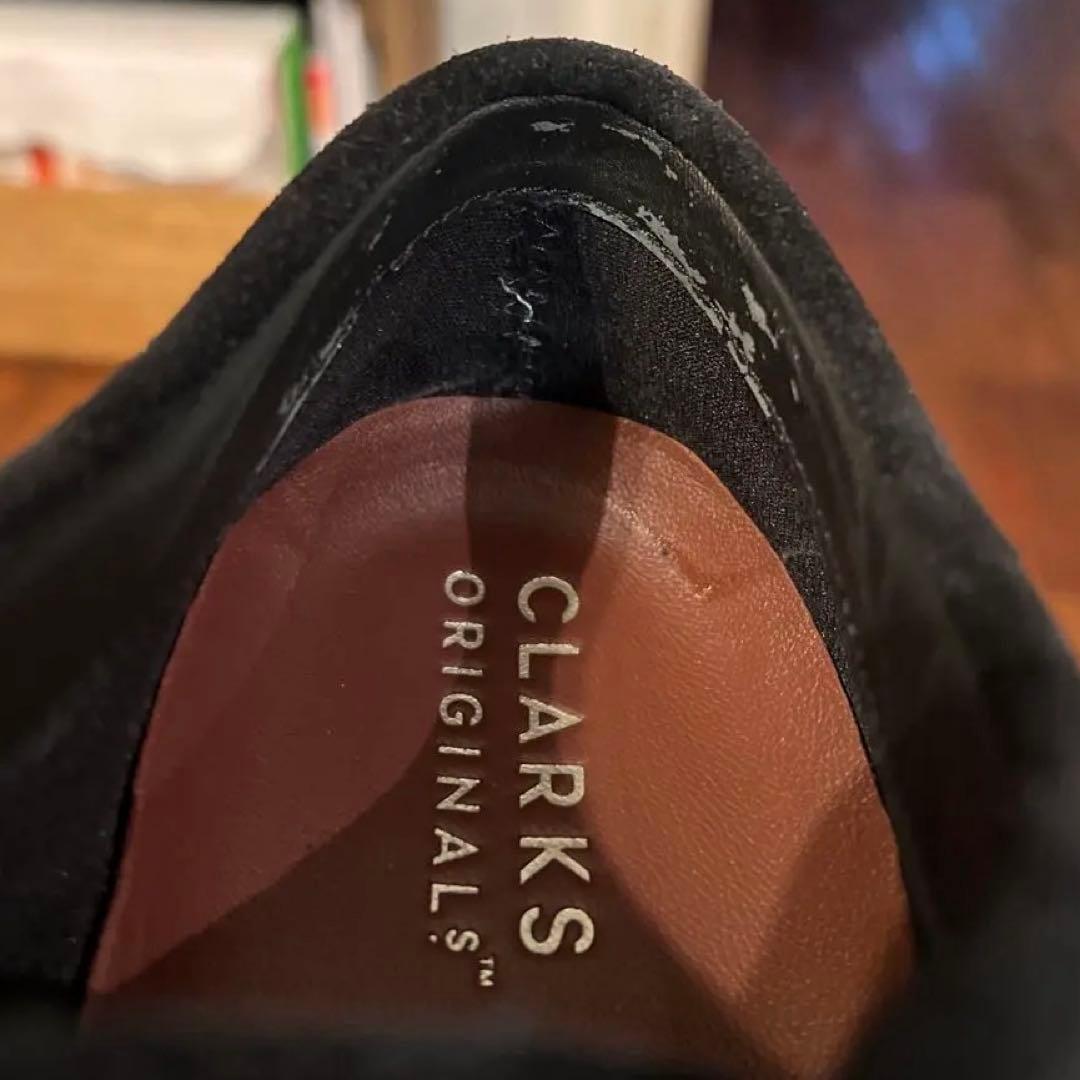 クラークス　ワラビー　ゴアテックス　26.5㎝　ブラック　スエード　黒