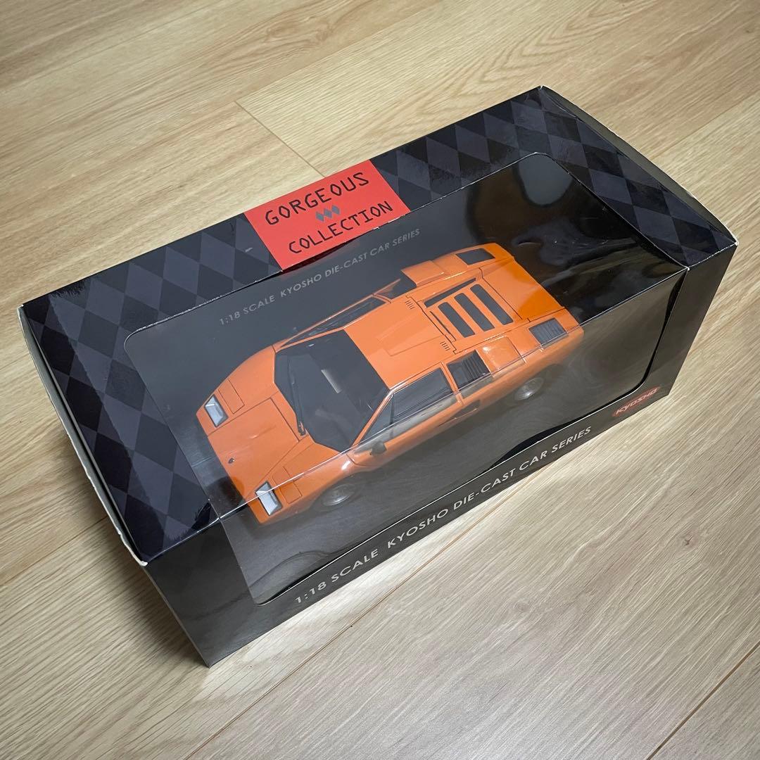 京商 1/18 ランボルギーニ カウンタック LP400 オレンジ