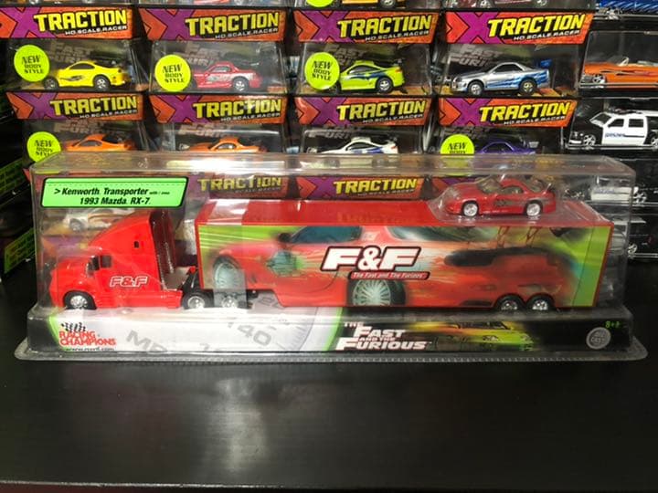 【超希少】ワイルドスピード ミニカー トレーラー with RX-7