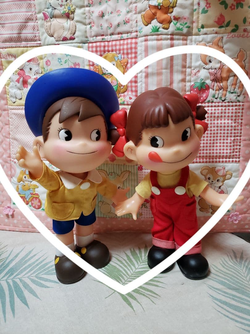 ペコちゃんポコちゃん　キャラクター フィギュアセット 　FUJIYA　懸賞品