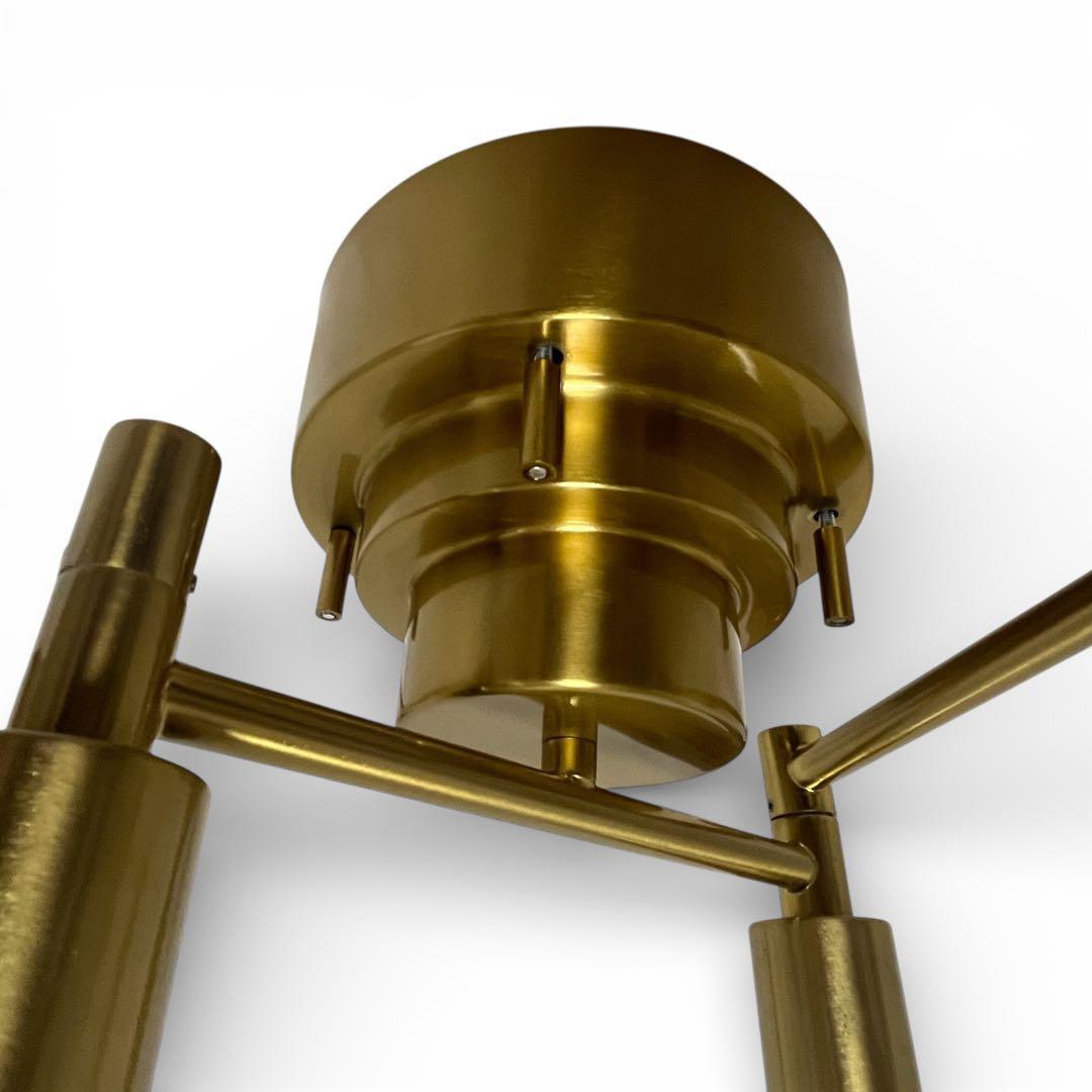 美品 フレキシブル　6灯シーリングライト LED電球付