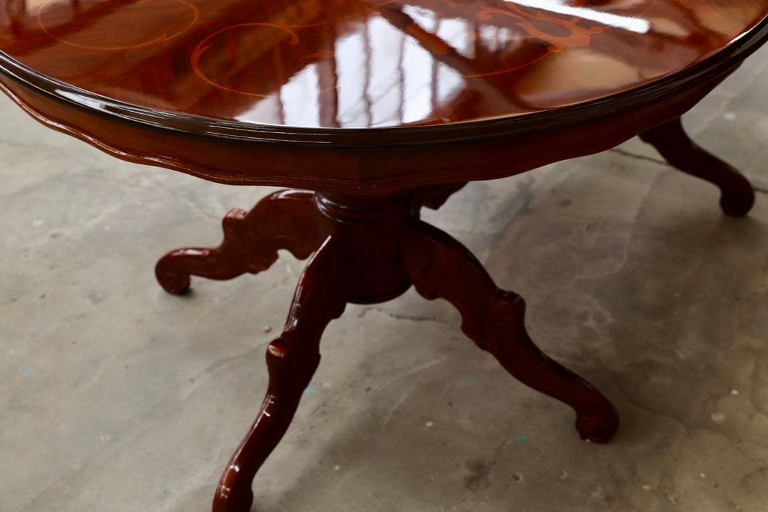 GMIK181○イタリア製 ディノス クラシック ダイニングテーブル 食卓テーブ