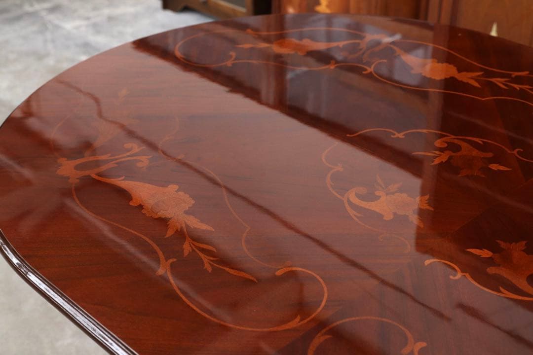 GMIK181○イタリア製 ディノス クラシック ダイニングテーブル 食卓テーブ