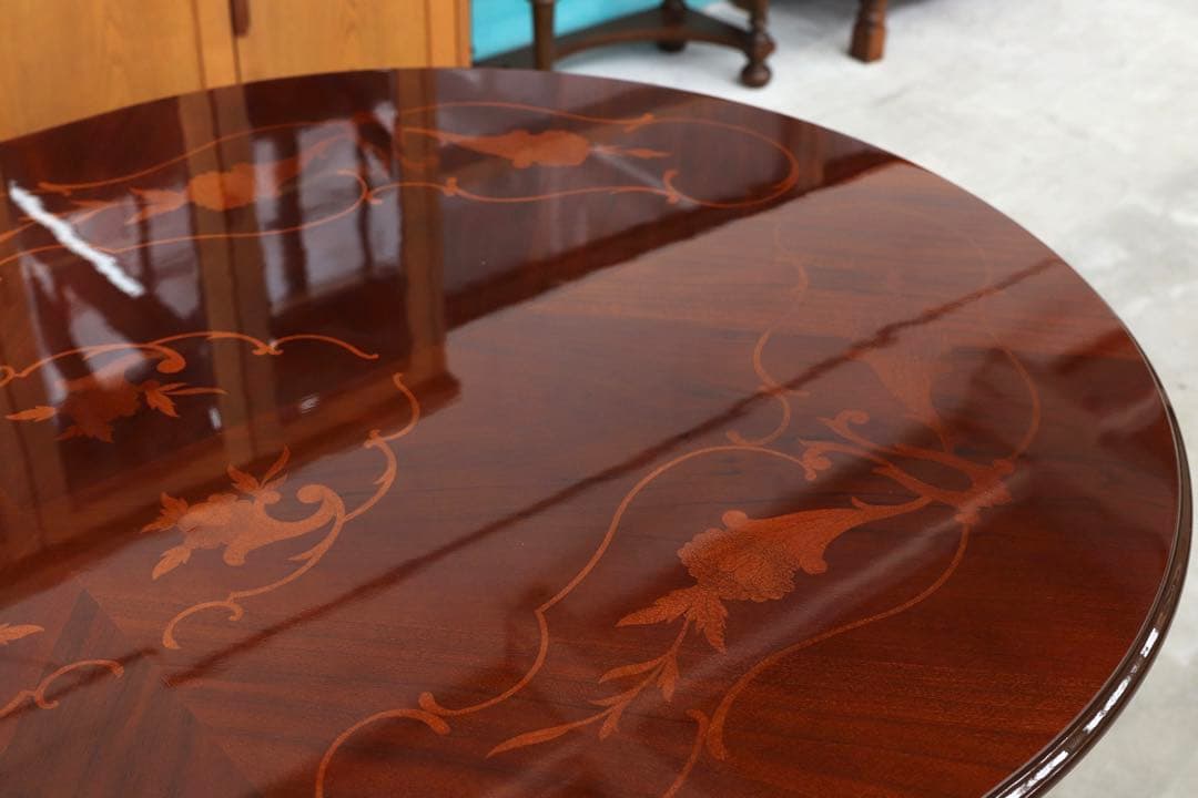 GMIK181○イタリア製 ディノス クラシック ダイニングテーブル 食卓テーブ