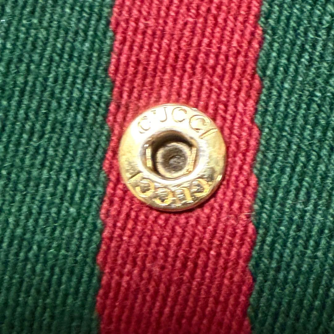 【美品】 GUCCI オフィディア シェリーライン GGスプリーム 二つ折り財布